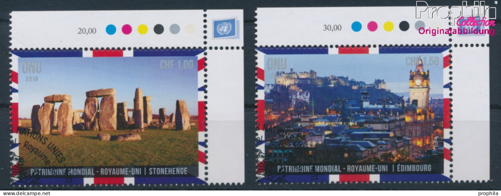 UNO - Genf 1045-1046 (kompl.Ausg.) Gestempelt 2018 Vereinigtes Königreich (10196714 - Used Stamps