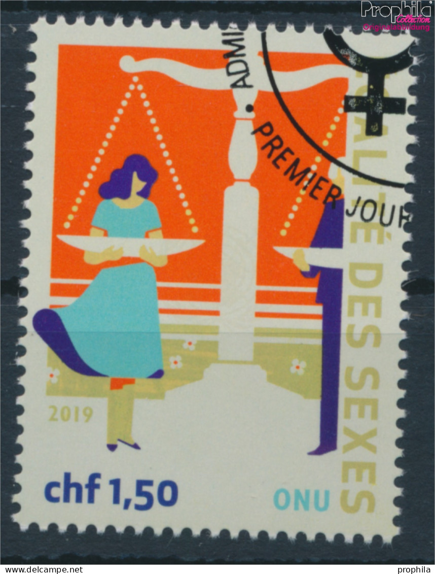 UNO - Genf 1073 (kompl.Ausg.) Gestempelt 2019 Geschlechtergleichstellung (10196684 - Used Stamps