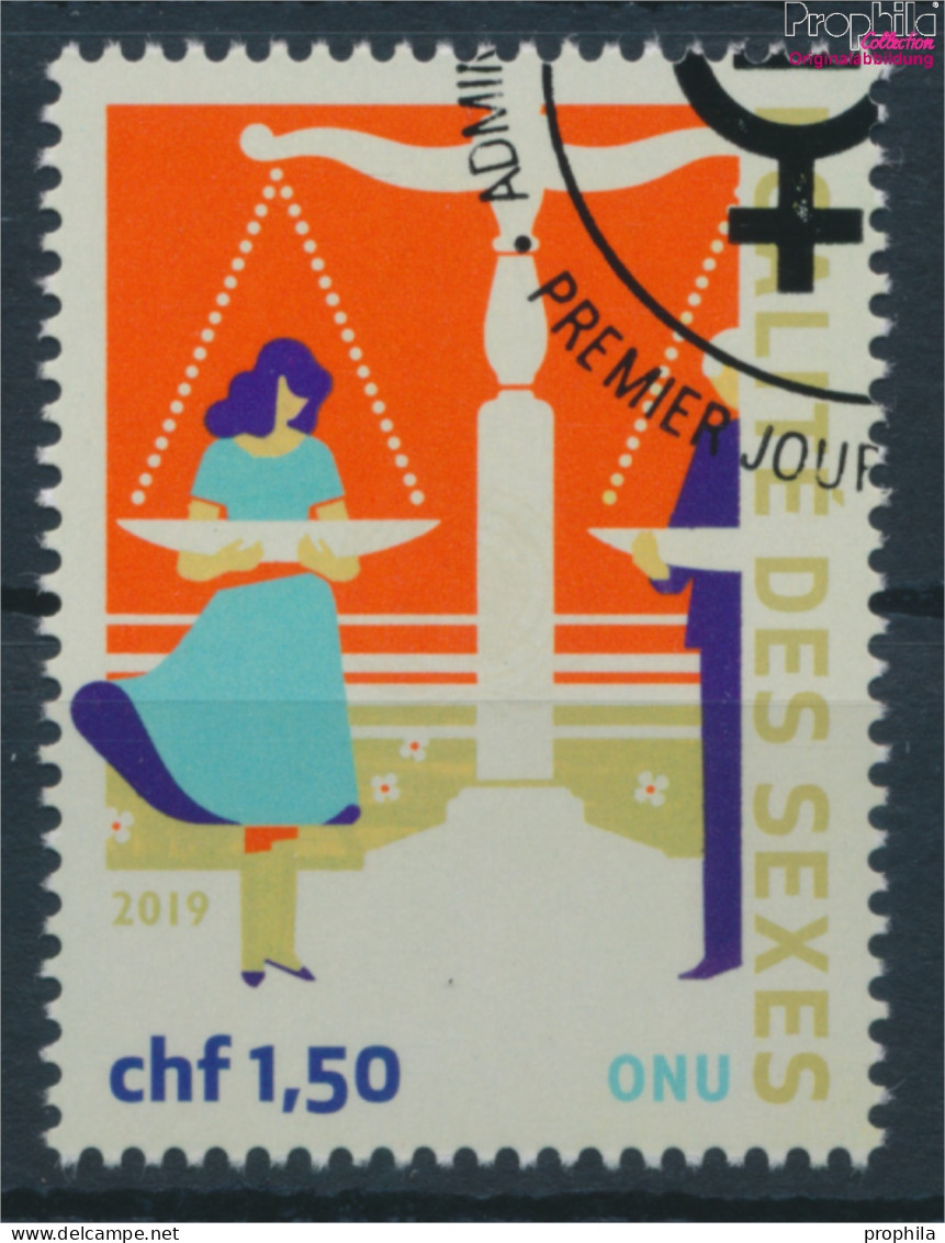 UNO - Genf 1073 (kompl.Ausg.) Gestempelt 2019 Geschlechtergleichstellung (10196692 - Used Stamps