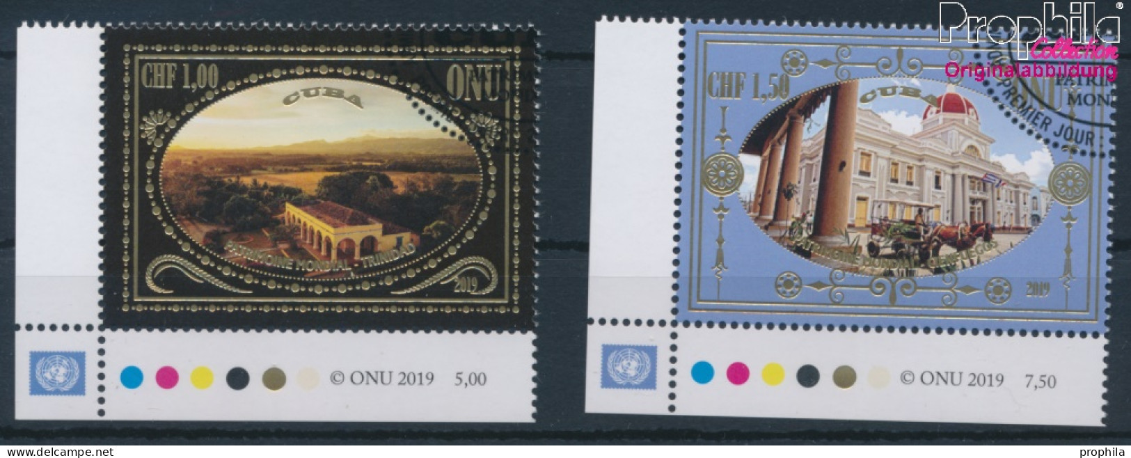 UNO - Genf 1098-1099 (kompl.Ausg.) Gestempelt 2019 UNESCO Welterbe Kuba (10196659 - Usati