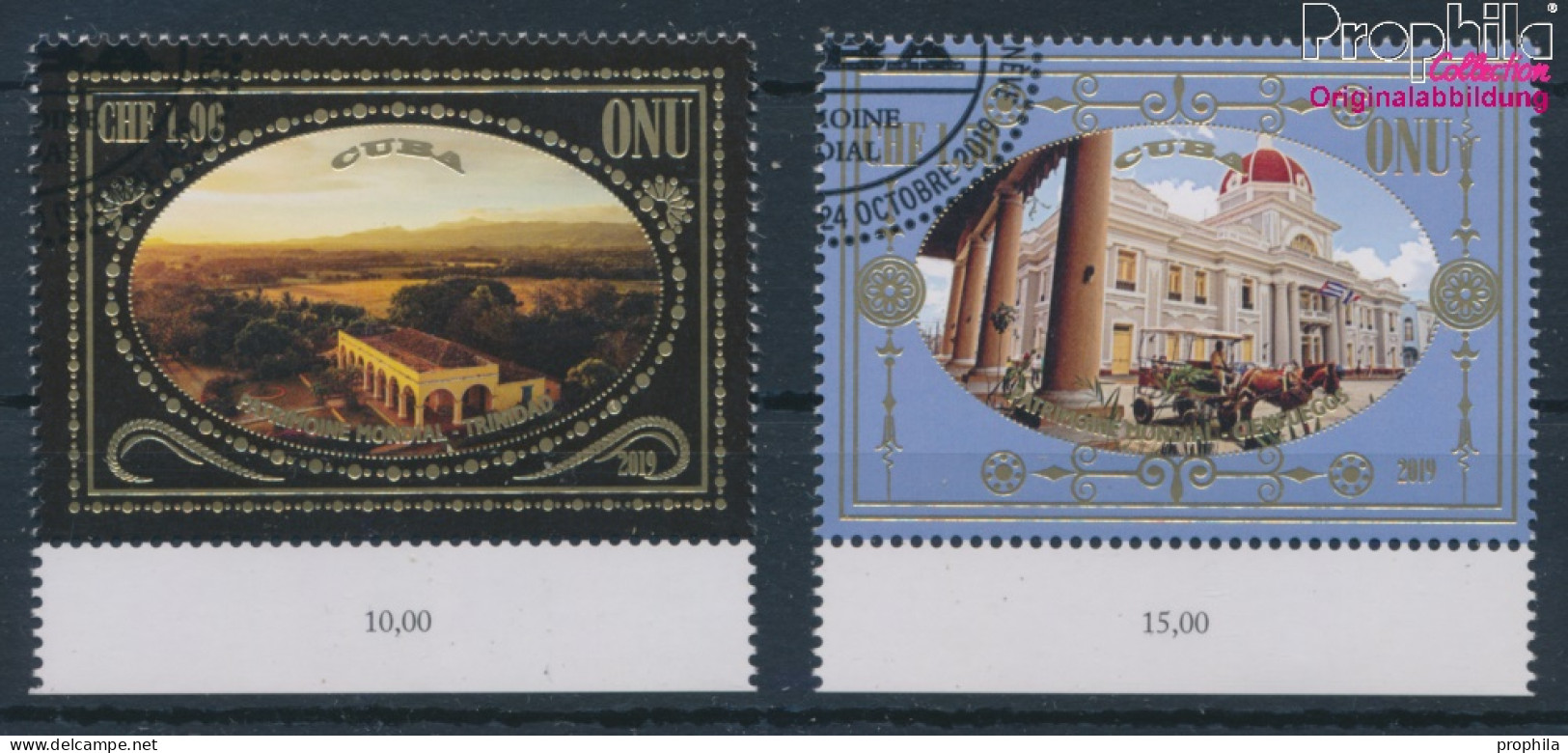 UNO - Genf 1098-1099 (kompl.Ausg.) Gestempelt 2019 UNESCO Welterbe Kuba (10196660 - Gebruikt