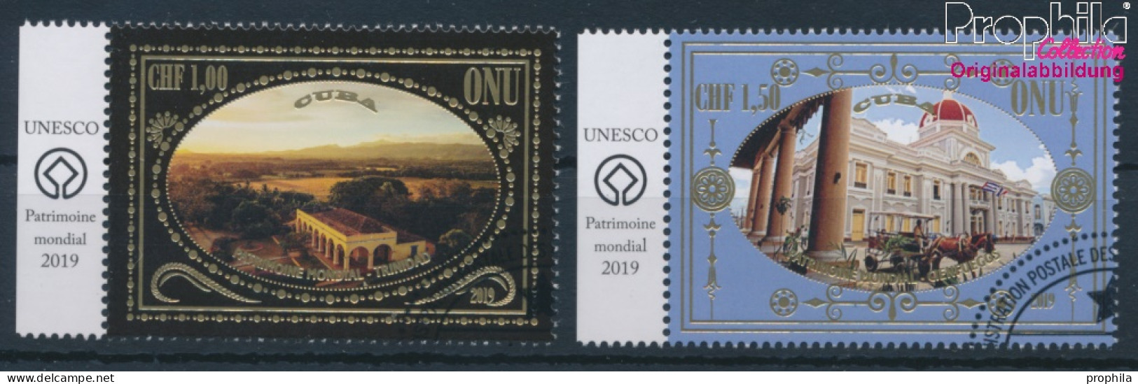 UNO - Genf 1098-1099 (kompl.Ausg.) Gestempelt 2019 UNESCO Welterbe Kuba (10196663 - Gebraucht