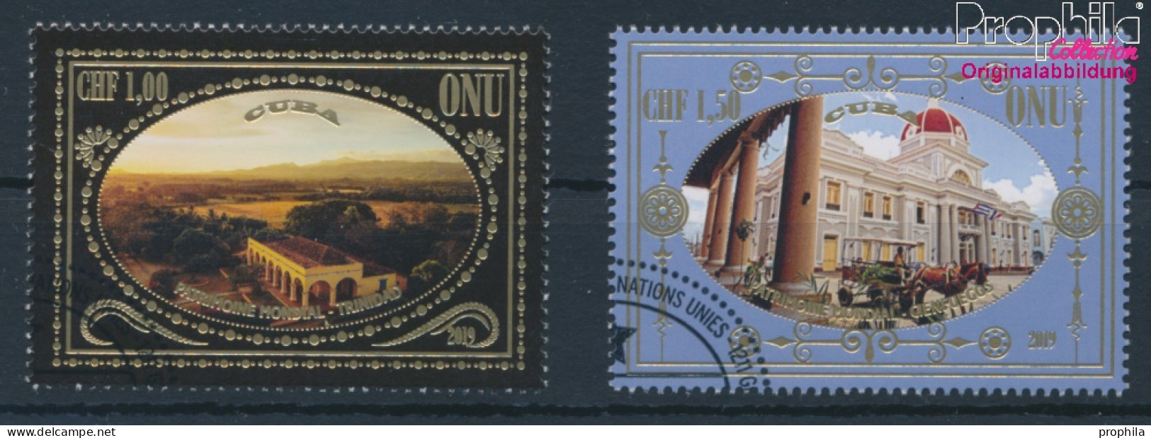 UNO - Genf 1098-1099 (kompl.Ausg.) Gestempelt 2019 UNESCO Welterbe Kuba (10196664 - Used Stamps