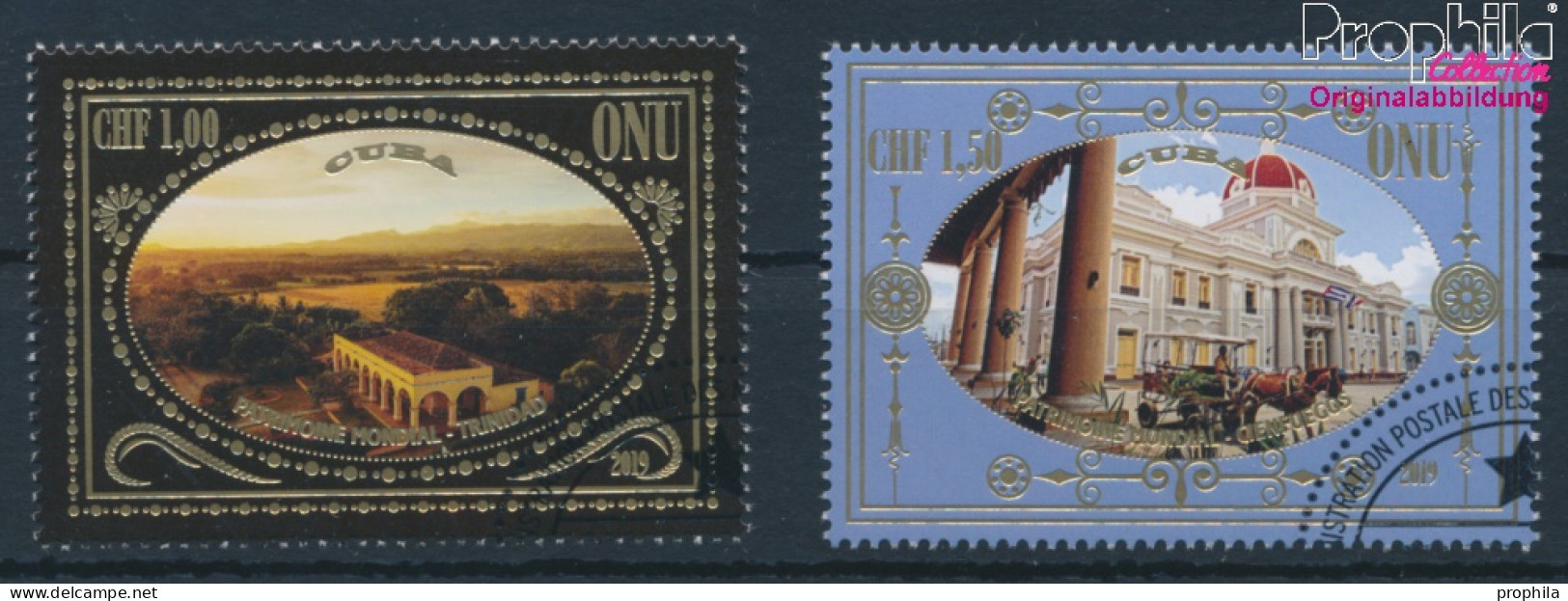 UNO - Genf 1098-1099 (kompl.Ausg.) Gestempelt 2019 UNESCO Welterbe Kuba (10196665 - Gebruikt