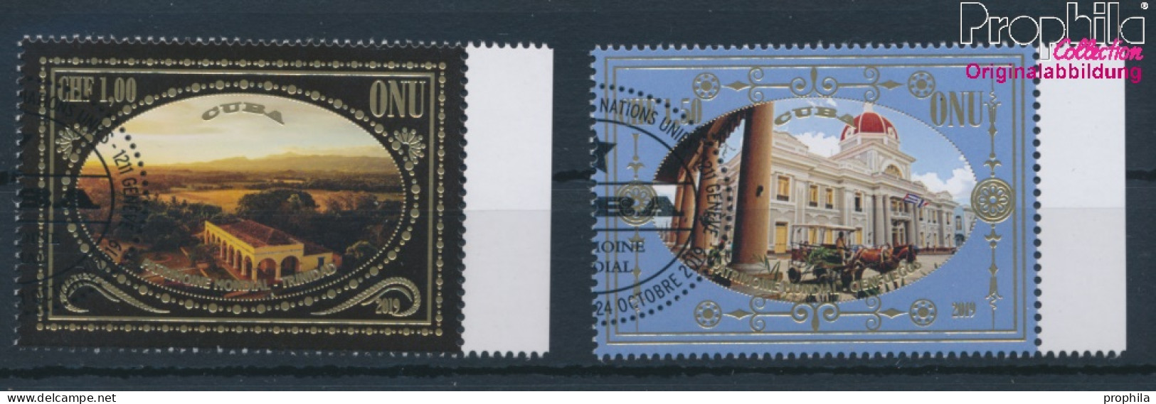 UNO - Genf 1098-1099 (kompl.Ausg.) Gestempelt 2019 UNESCO Welterbe Kuba (10196666 - Used Stamps