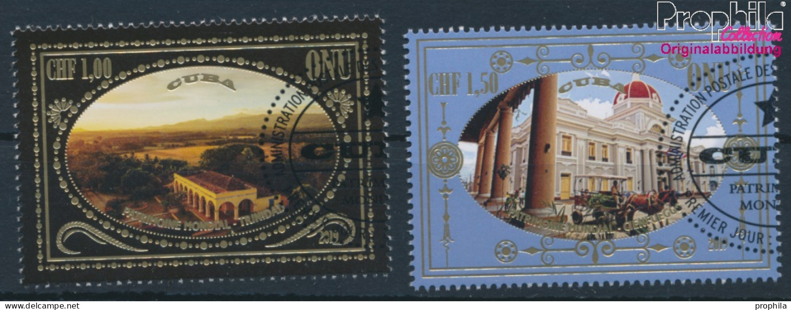 UNO - Genf 1098-1099 (kompl.Ausg.) Gestempelt 2019 UNESCO Welterbe Kuba (10196669 - Used Stamps