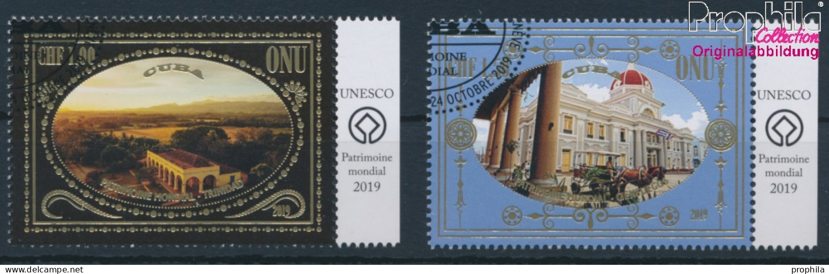 UNO - Genf 1098-1099 (kompl.Ausg.) Gestempelt 2019 UNESCO Welterbe Kuba (10196670 - Used Stamps