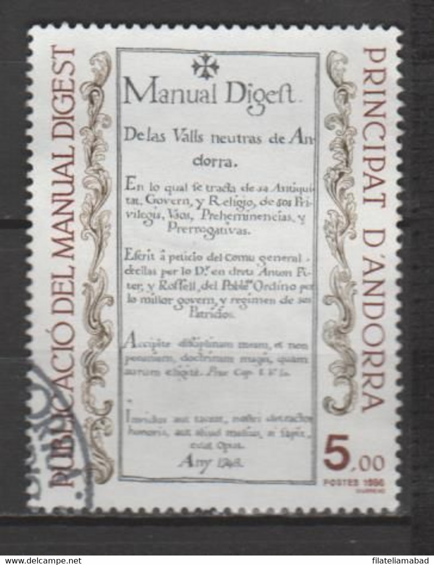 ANDORRA CORREO FRANCES Nº  352 ESTE SELLO O SIMILAR USADO O MATASELLADO DE PRIMER DIA (C.U) - Used Stamps