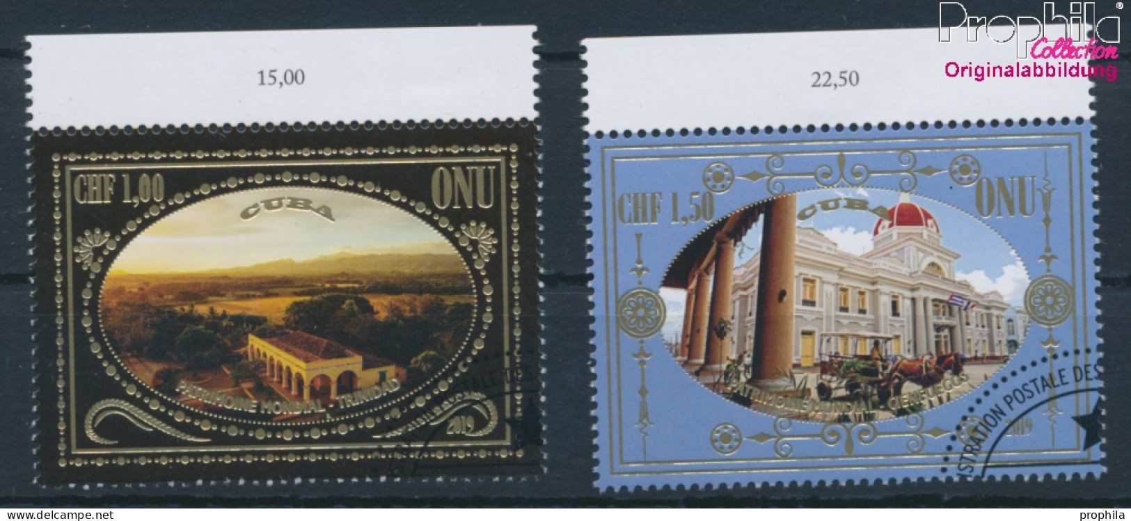 UNO - Genf 1098-1099 (kompl.Ausg.) Gestempelt 2019 UNESCO Welterbe Kuba (10196677 - Used Stamps