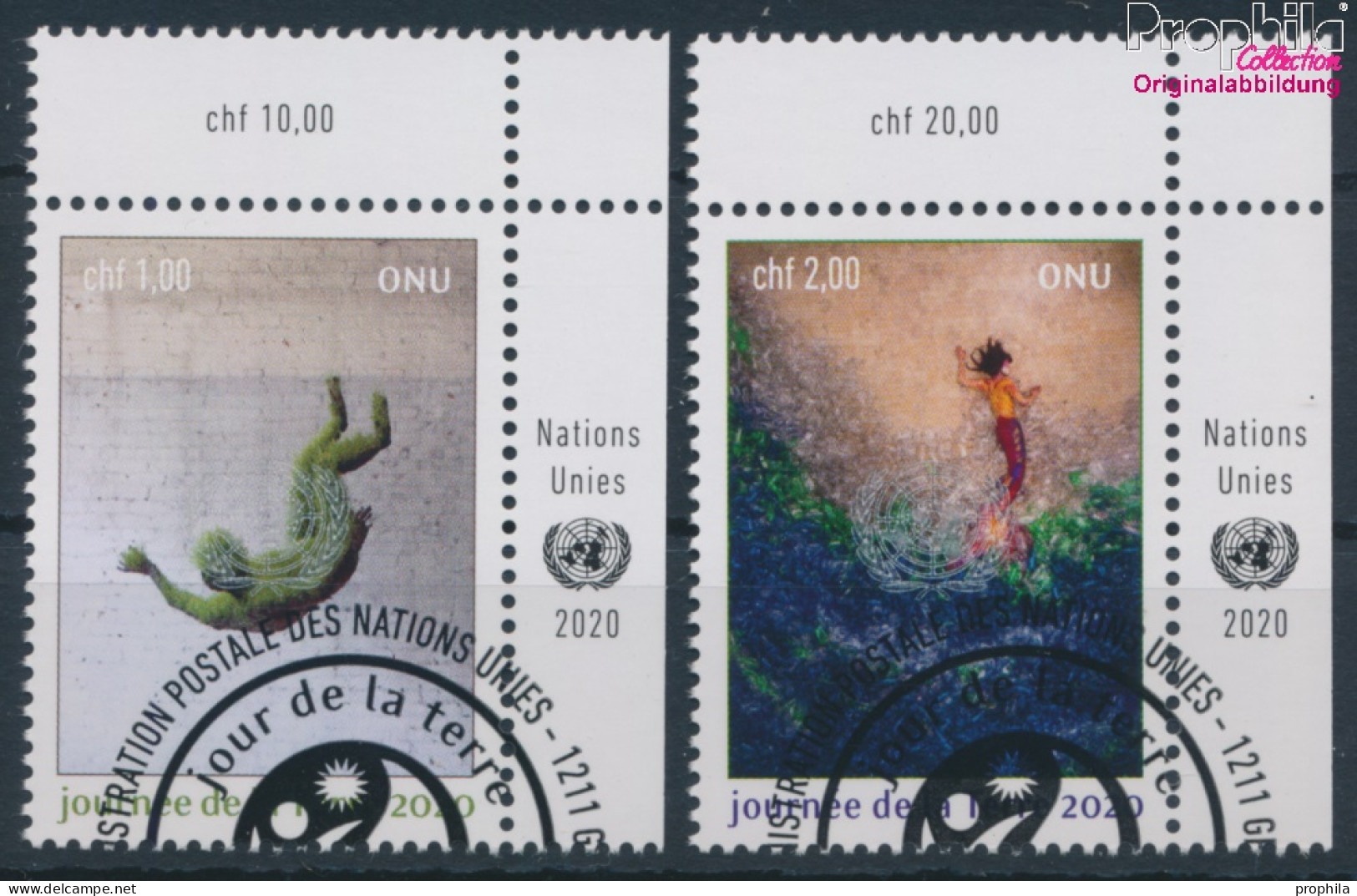 UNO - Genf 1112-1113 (kompl.Ausg.) Gestempelt 2020 Tag Der Erde (10196657 - Usados