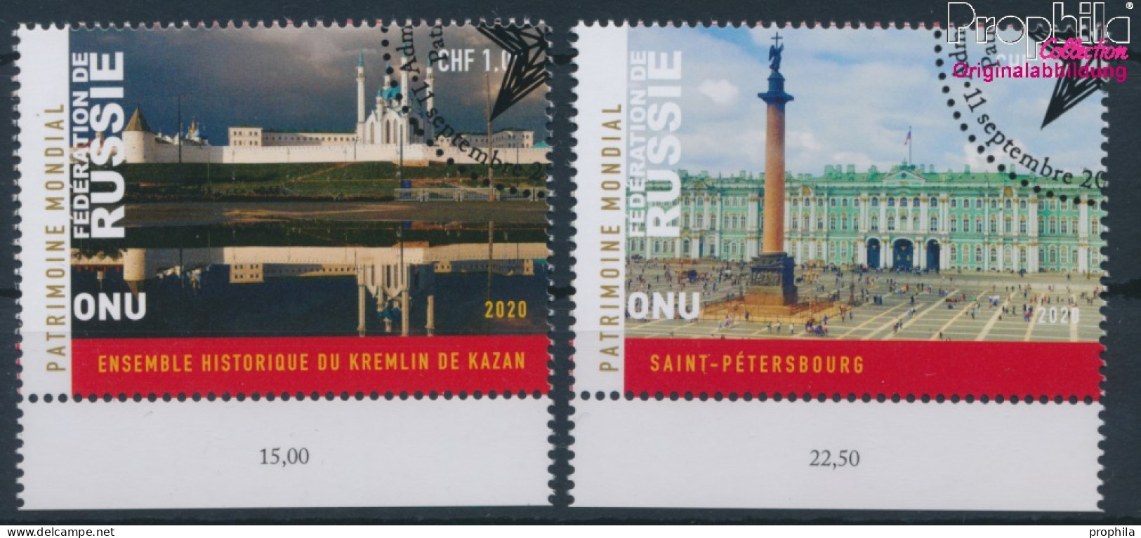 UNO - Genf 1117-1118 (kompl.Ausg.) Gestempelt 2020 Russische Föderation (10196620 - Used Stamps