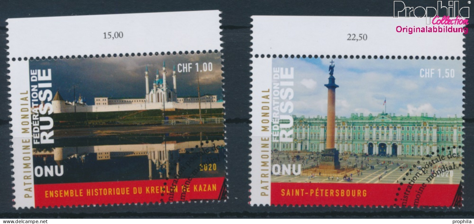 UNO - Genf 1117-1118 (kompl.Ausg.) Gestempelt 2020 Russische Föderation (10196624 - Usados