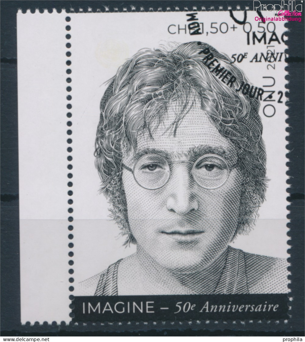 UNO - Genf 1148 (kompl.Ausg.) Gestempelt 2021 Imagine Von John Lennon (10196575 - Usati