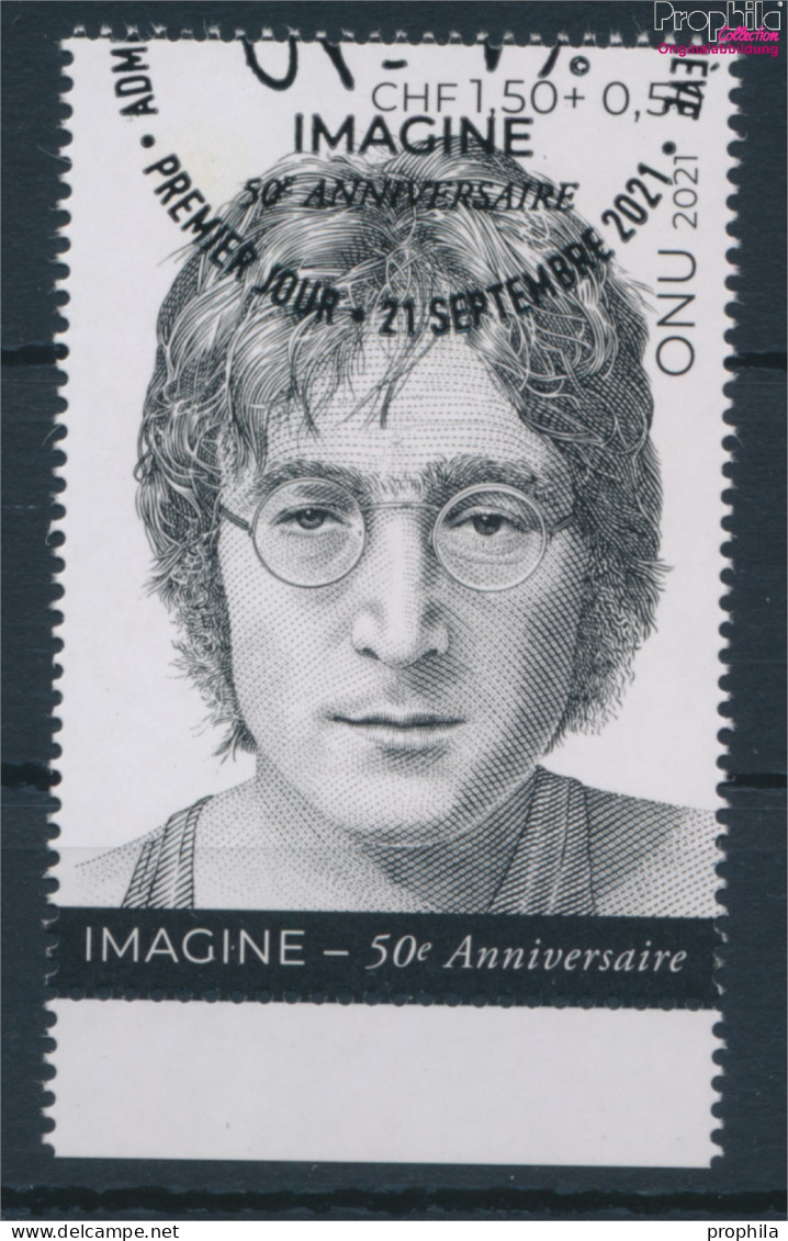 UNO - Genf 1148 (kompl.Ausg.) Gestempelt 2021 Imagine Von John Lennon (10196583 - Used Stamps