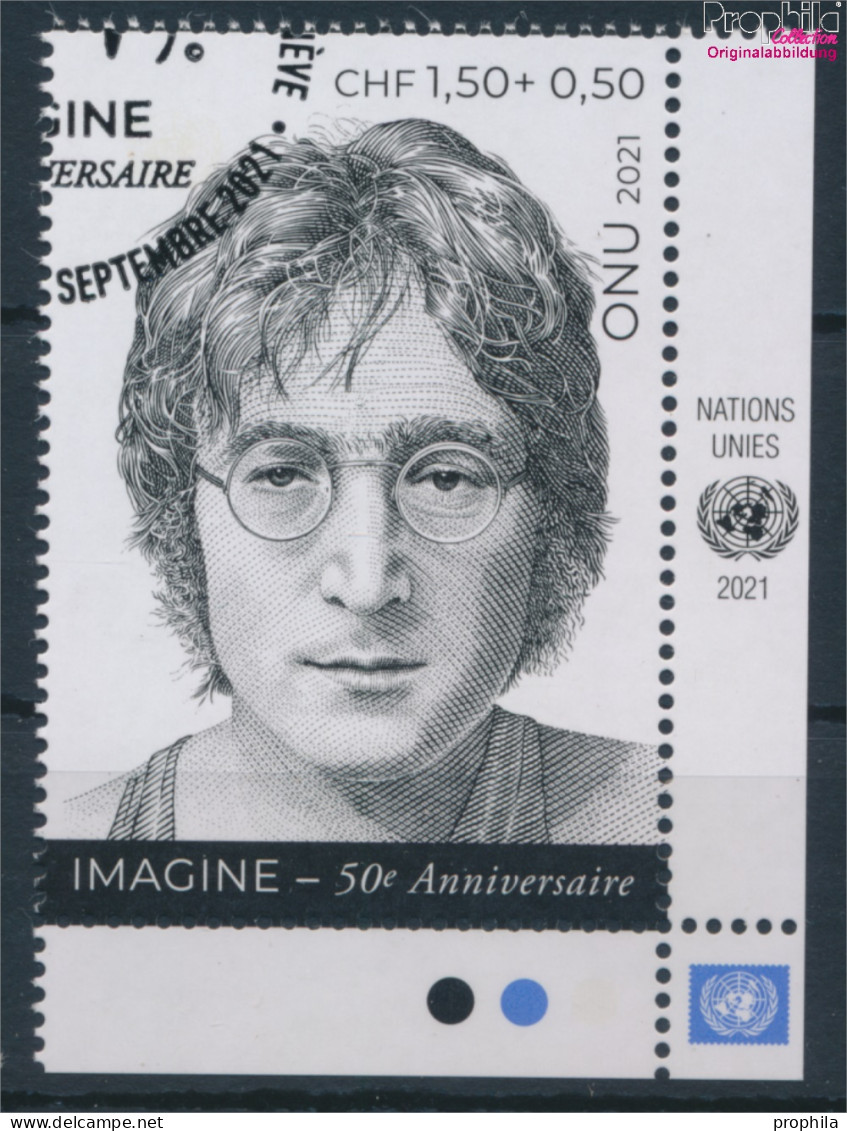 UNO - Genf 1148 (kompl.Ausg.) Gestempelt 2021 Imagine Von John Lennon (10196586 - Oblitérés