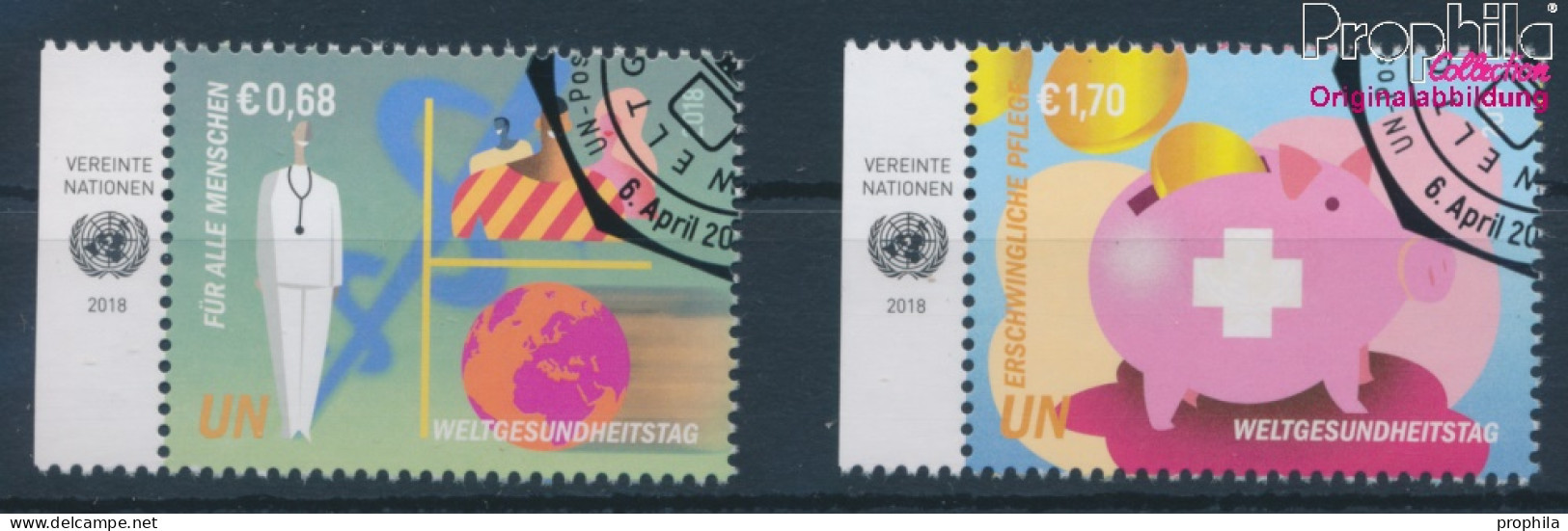 UNO - Wien 1014-1015 (kompl.Ausg.) Gestempelt 2018 Weltgesundheitstag (10216494 - Oblitérés