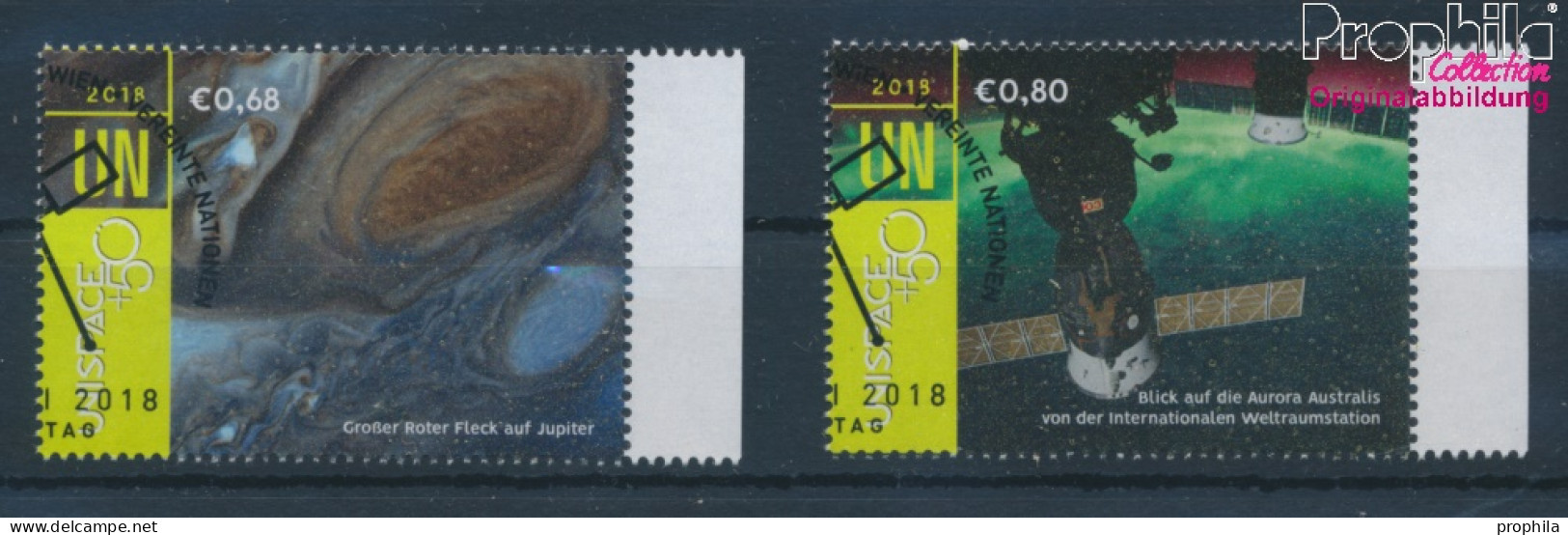 UNO - Wien 1017-1018 (kompl.Ausg.) Gestempelt 2018 Erforschung Des Weltraums (10216459 - Used Stamps