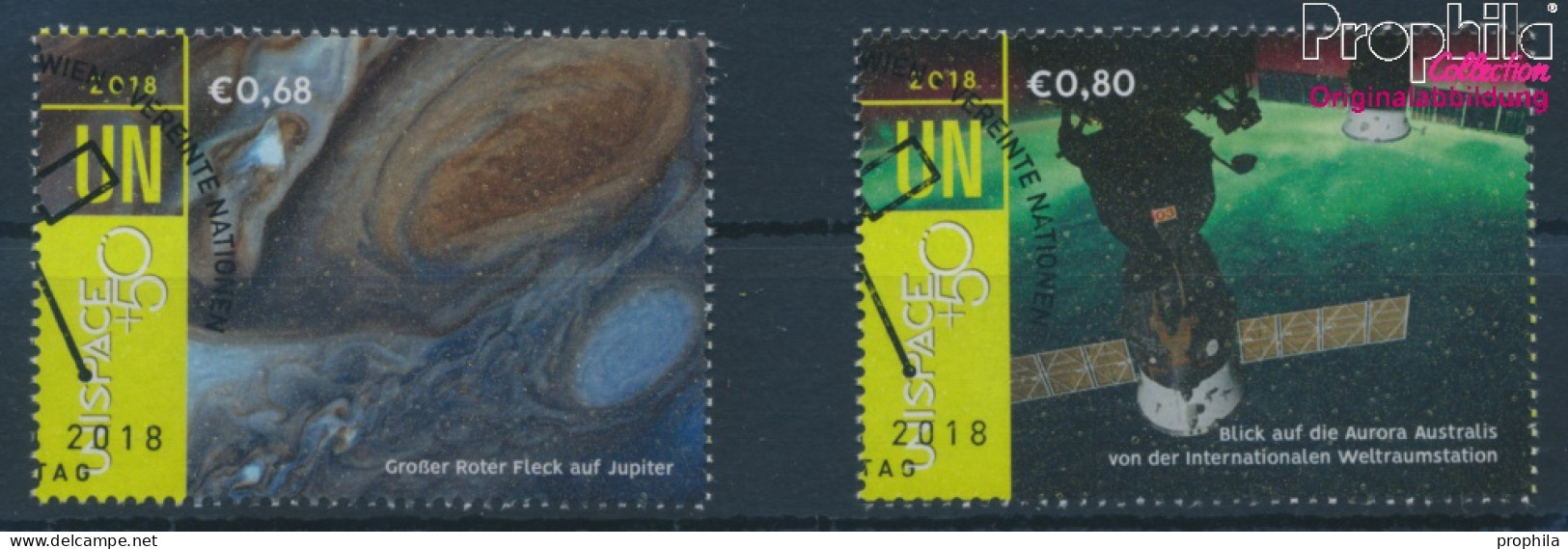 UNO - Wien 1017-1018 (kompl.Ausg.) Gestempelt 2018 Erforschung Des Weltraums (10216464 - Used Stamps