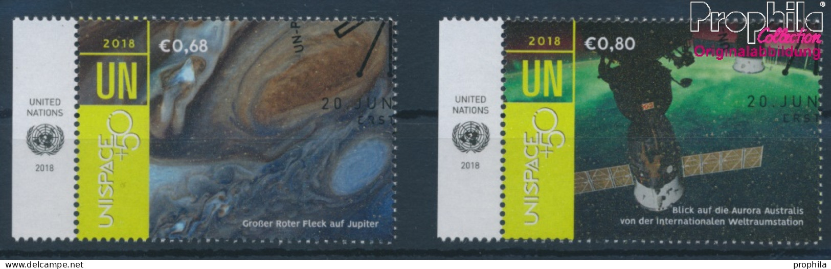 UNO - Wien 1017-1018 (kompl.Ausg.) Gestempelt 2018 Erforschung Des Weltraums (10216470 - Gebraucht