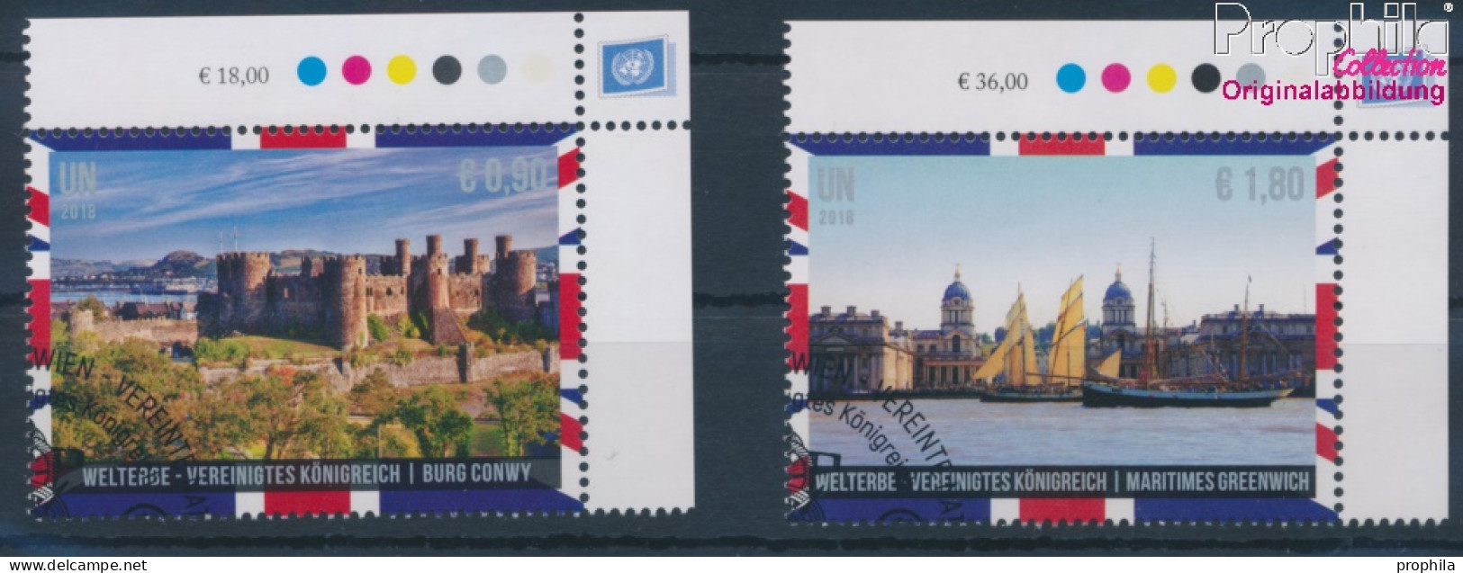 UNO - Wien 1020-1021 (kompl.Ausg.) Gestempelt 2018 Vereinigtes Königreich (10216431 - Used Stamps