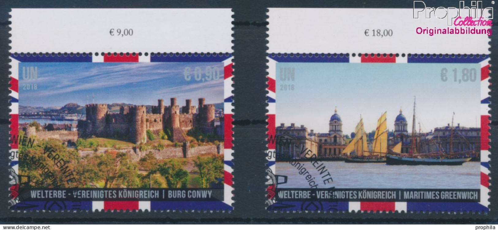 UNO - Wien 1020-1021 (kompl.Ausg.) Gestempelt 2018 Vereinigtes Königreich (10216433 - Used Stamps