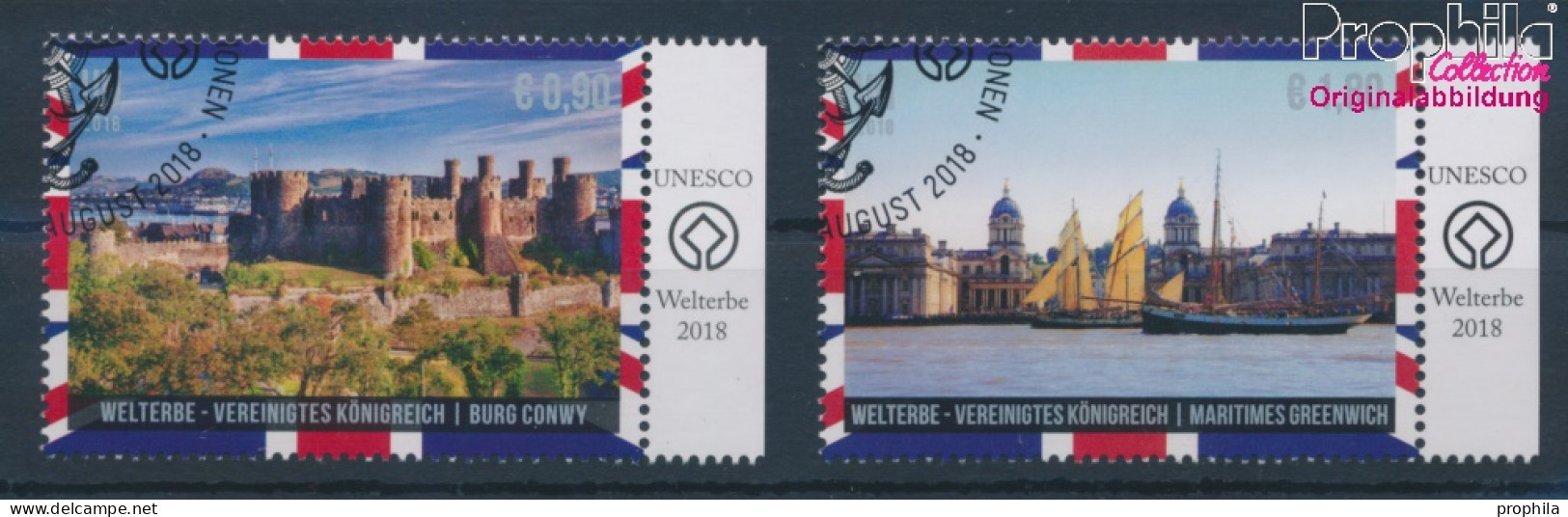 UNO - Wien 1020-1021 (kompl.Ausg.) Gestempelt 2018 Vereinigtes Königreich (10216435 - Usados