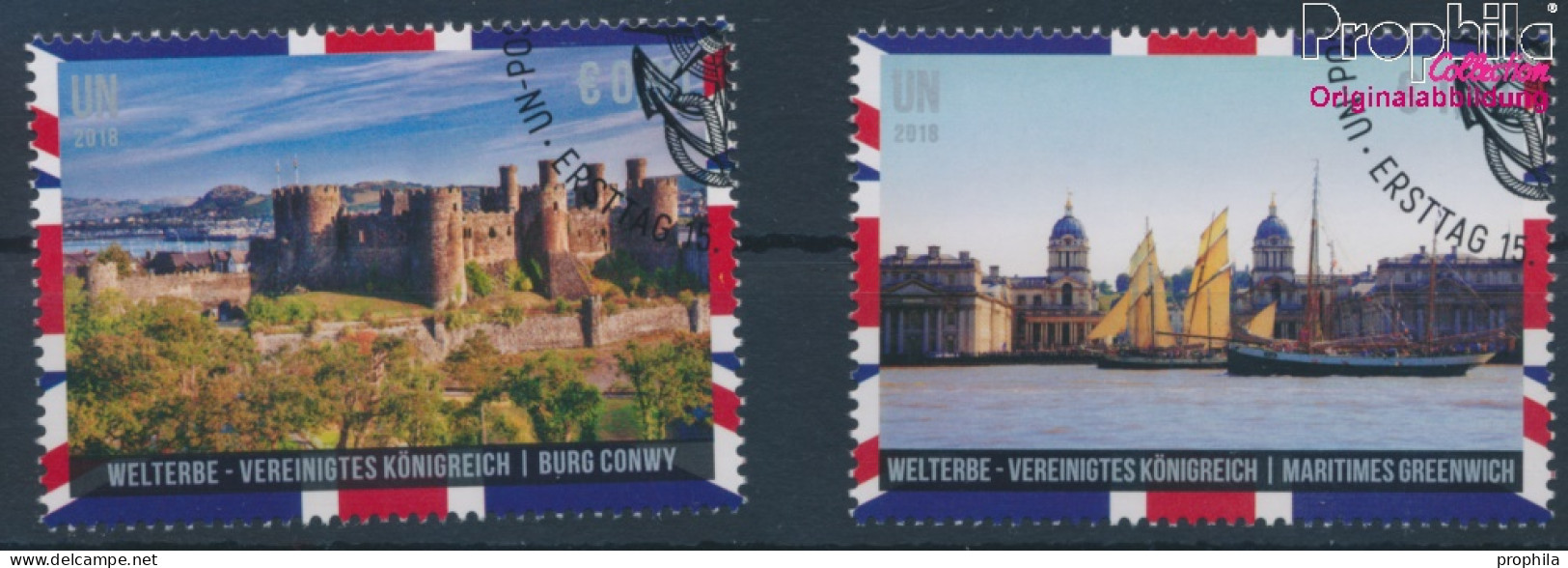 UNO - Wien 1020-1021 (kompl.Ausg.) Gestempelt 2018 Vereinigtes Königreich (10216436 - Used Stamps