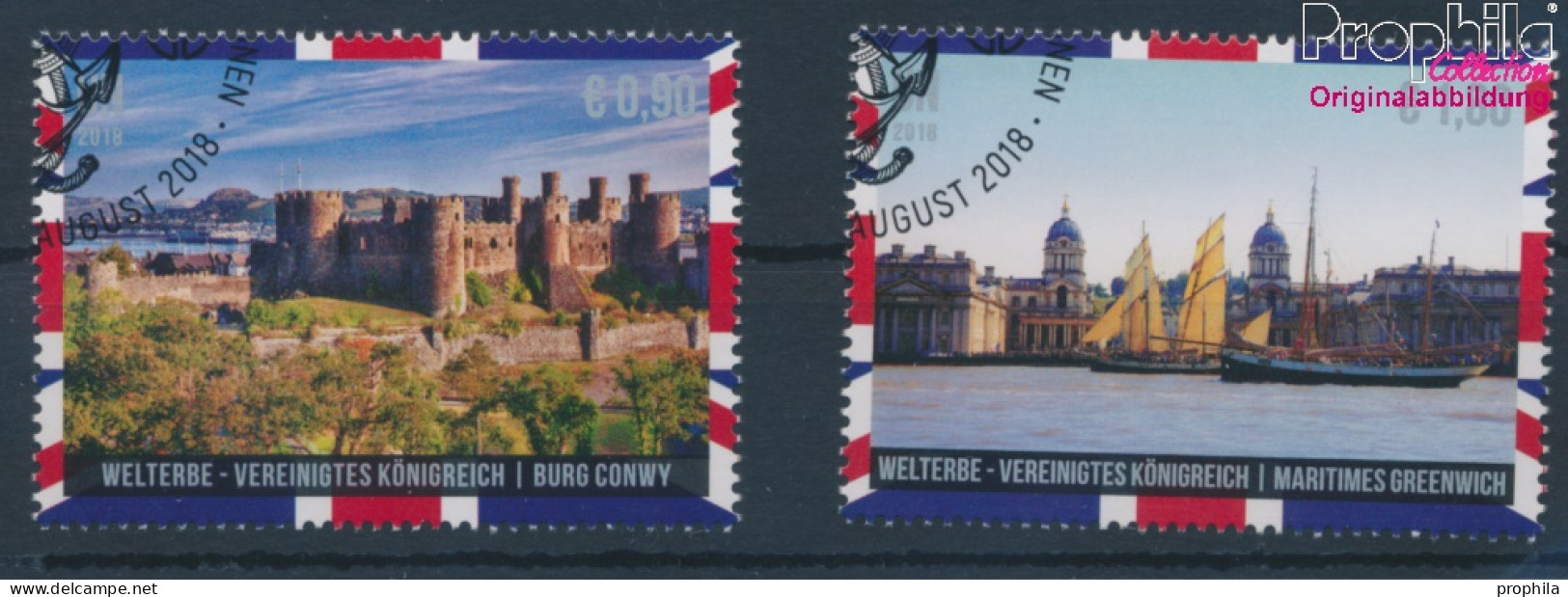 UNO - Wien 1020-1021 (kompl.Ausg.) Gestempelt 2018 Vereinigtes Königreich (10216437 - Used Stamps