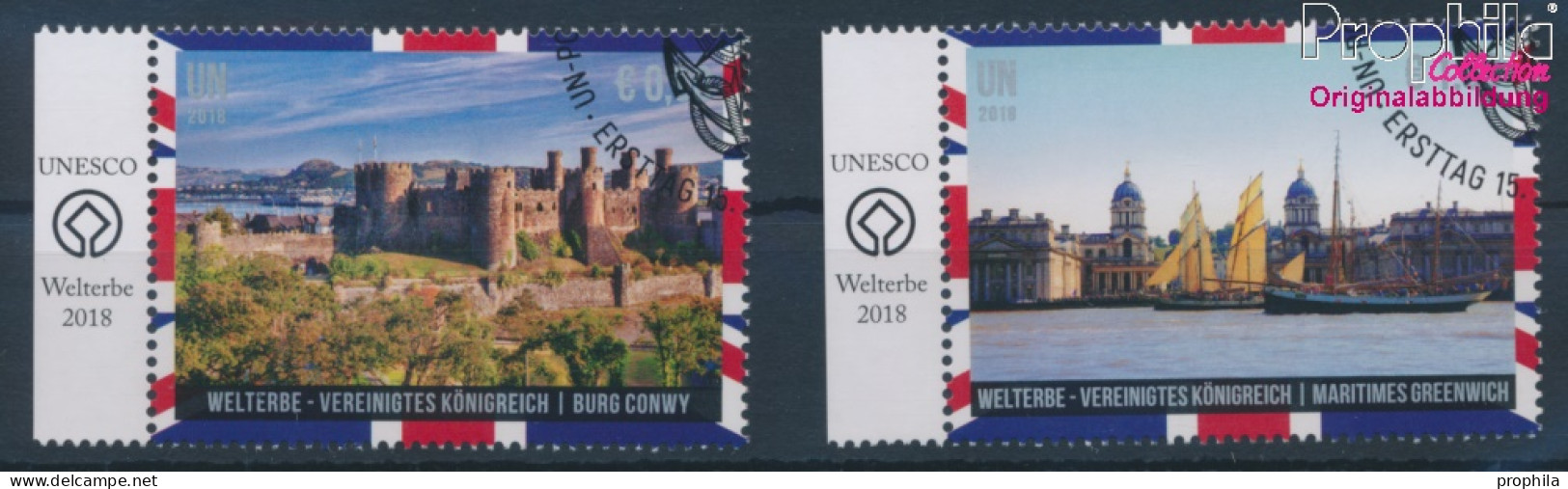 UNO - Wien 1020-1021 (kompl.Ausg.) Gestempelt 2018 Vereinigtes Königreich (10216438 - Used Stamps