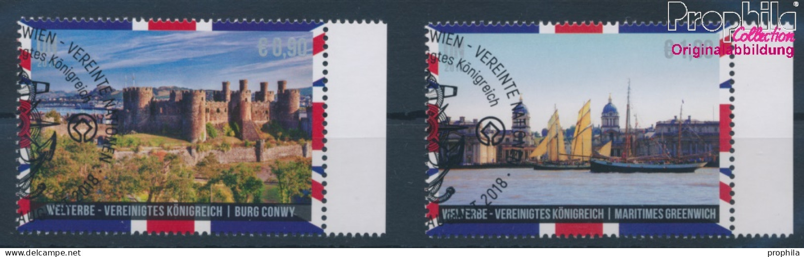 UNO - Wien 1020-1021 (kompl.Ausg.) Gestempelt 2018 Vereinigtes Königreich (10216439 - Usados