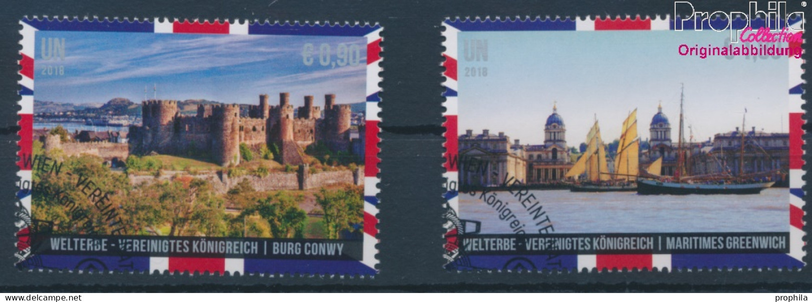 UNO - Wien 1020-1021 (kompl.Ausg.) Gestempelt 2018 Vereinigtes Königreich (10216445 - Used Stamps