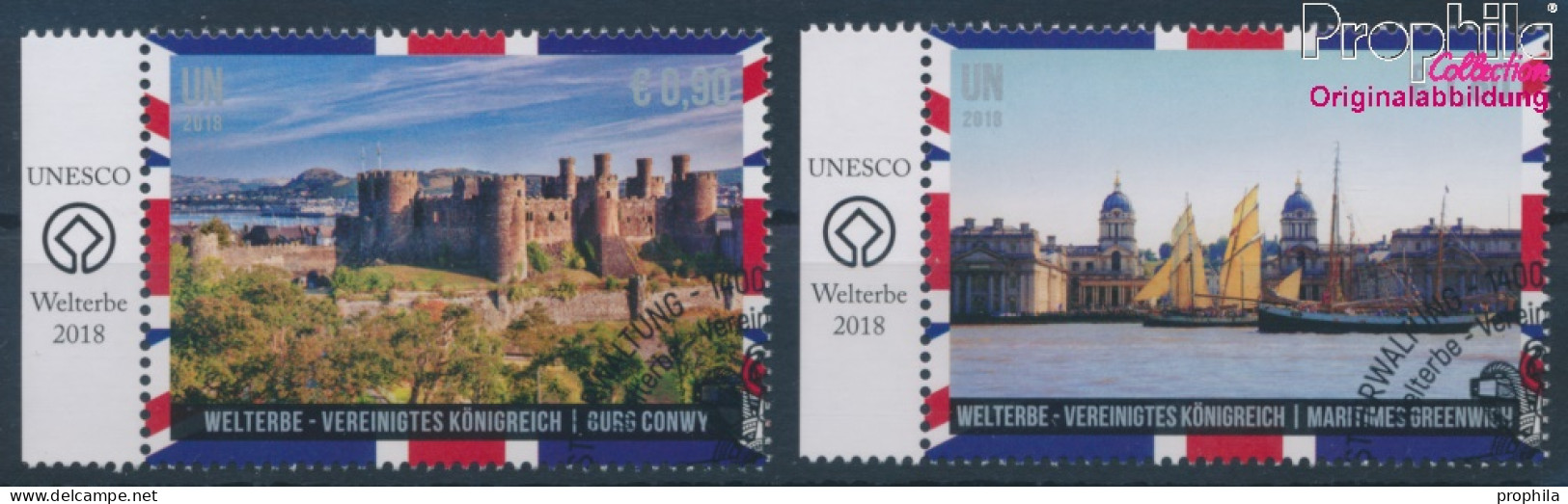 UNO - Wien 1020-1021 (kompl.Ausg.) Gestempelt 2018 Vereinigtes Königreich (10216446 - Used Stamps