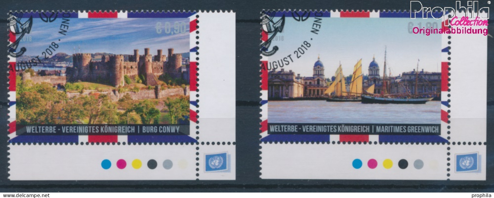 UNO - Wien 1020-1021 (kompl.Ausg.) Gestempelt 2018 Vereinigtes Königreich (10216447 - Used Stamps