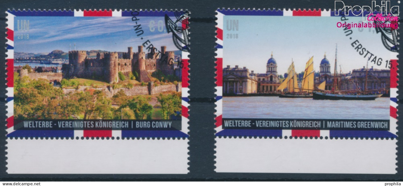 UNO - Wien 1020-1021 (kompl.Ausg.) Gestempelt 2018 Vereinigtes Königreich (10216448 - Usados