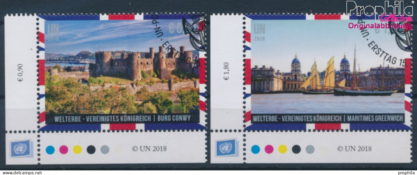 UNO - Wien 1020-1021 (kompl.Ausg.) Gestempelt 2018 Vereinigtes Königreich (10216450 - Used Stamps