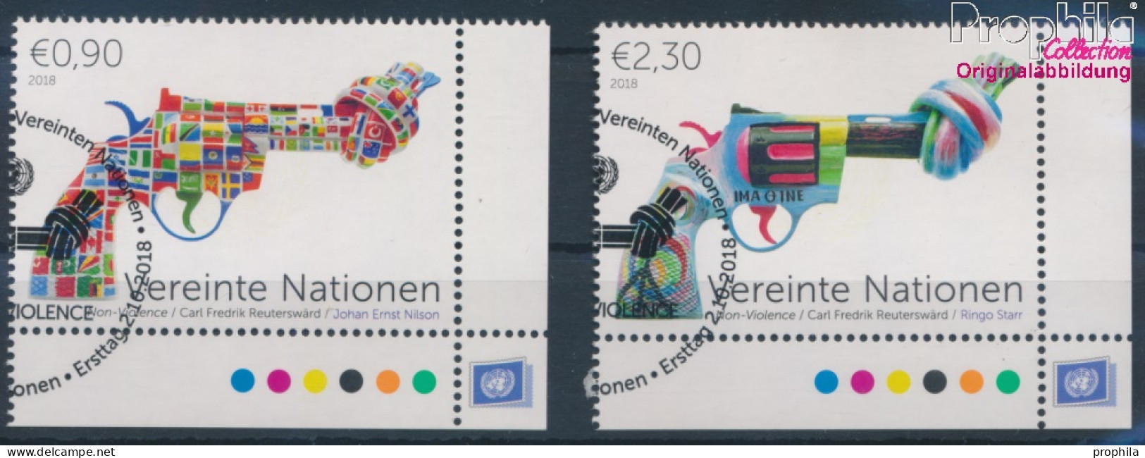 UNO - Wien 1041-1042 (kompl.Ausg.) Gestempelt 2018 Non Violence Project (10216411 - Used Stamps