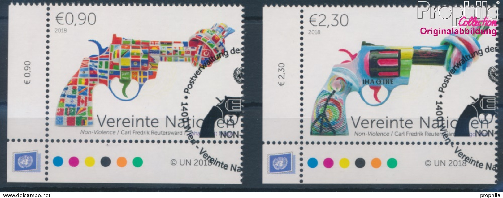 UNO - Wien 1041-1042 (kompl.Ausg.) Gestempelt 2018 Non Violence Project (10216412 - Used Stamps