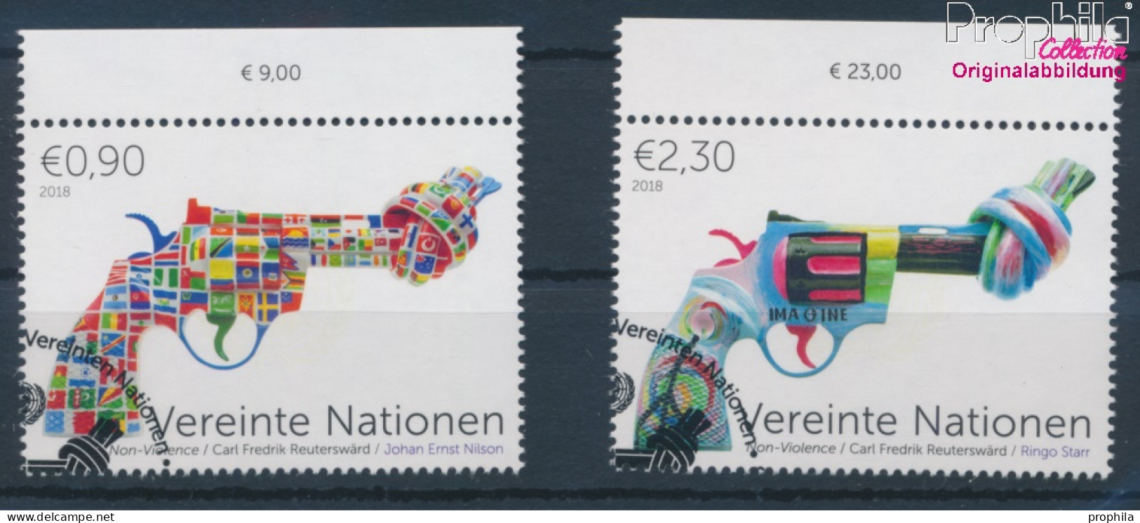 UNO - Wien 1041-1042 (kompl.Ausg.) Gestempelt 2018 Non Violence Project (10216420 - Used Stamps