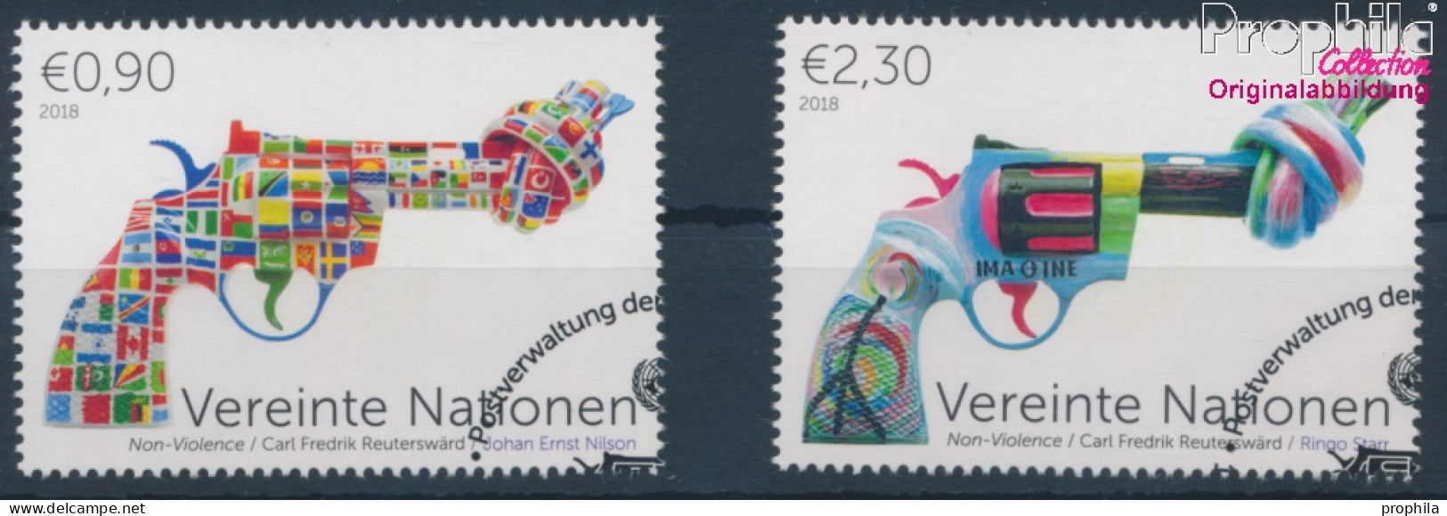 UNO - Wien 1041-1042 (kompl.Ausg.) Gestempelt 2018 Non Violence Project (10216427 - Used Stamps