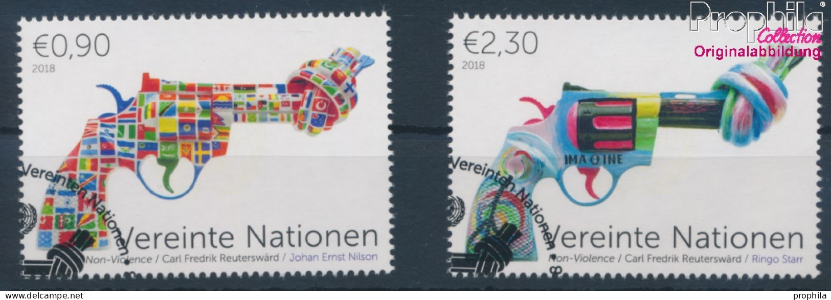 UNO - Wien 1041-1042 (kompl.Ausg.) Gestempelt 2018 Non Violence Project (10216428 - Used Stamps