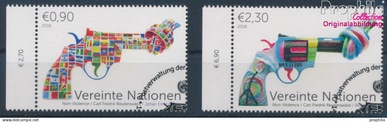 UNO - Wien 1041-1042 (kompl.Ausg.) Gestempelt 2018 Non Violence Project (10216430 - Oblitérés