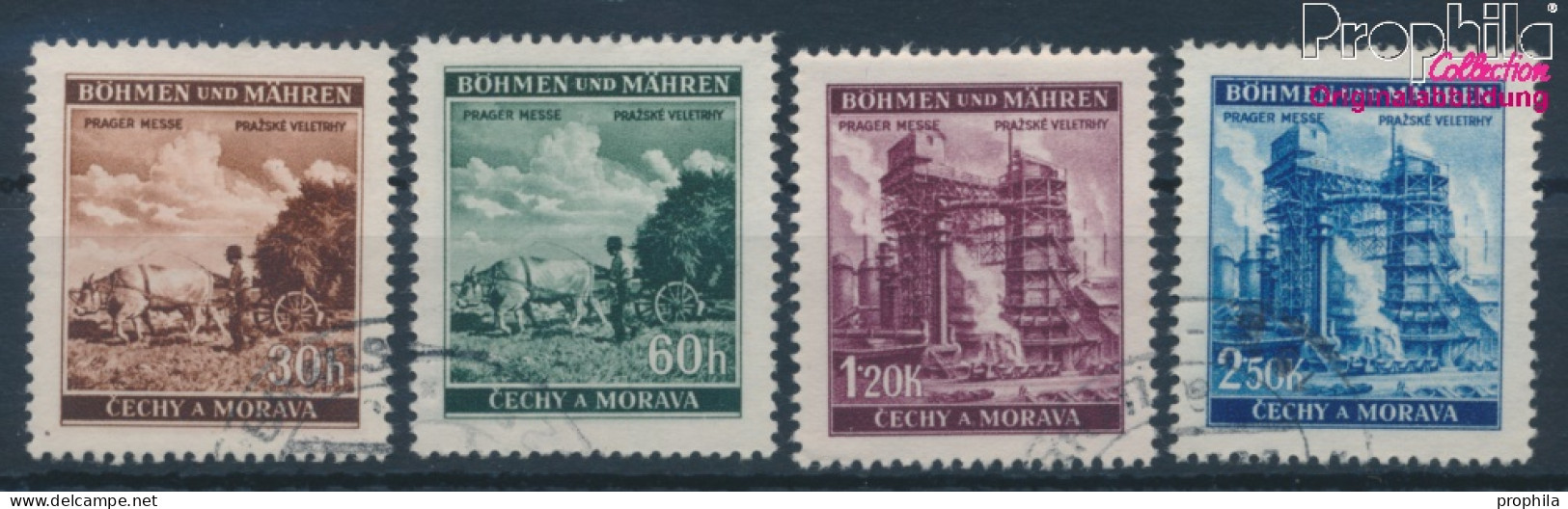 Böhmen Und Mähren 75-78 (kompl.Ausg.) Gestempelt 1941 Sondermarken (10219215 - Gebruikt