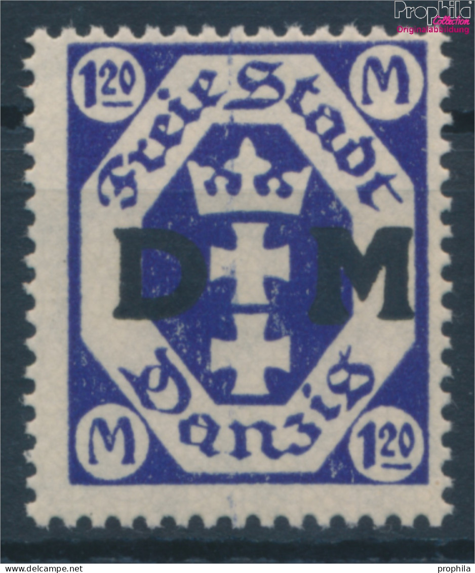 Danzig D12 Postfrisch 1921 Dienstmarke (10215298 - Servizio