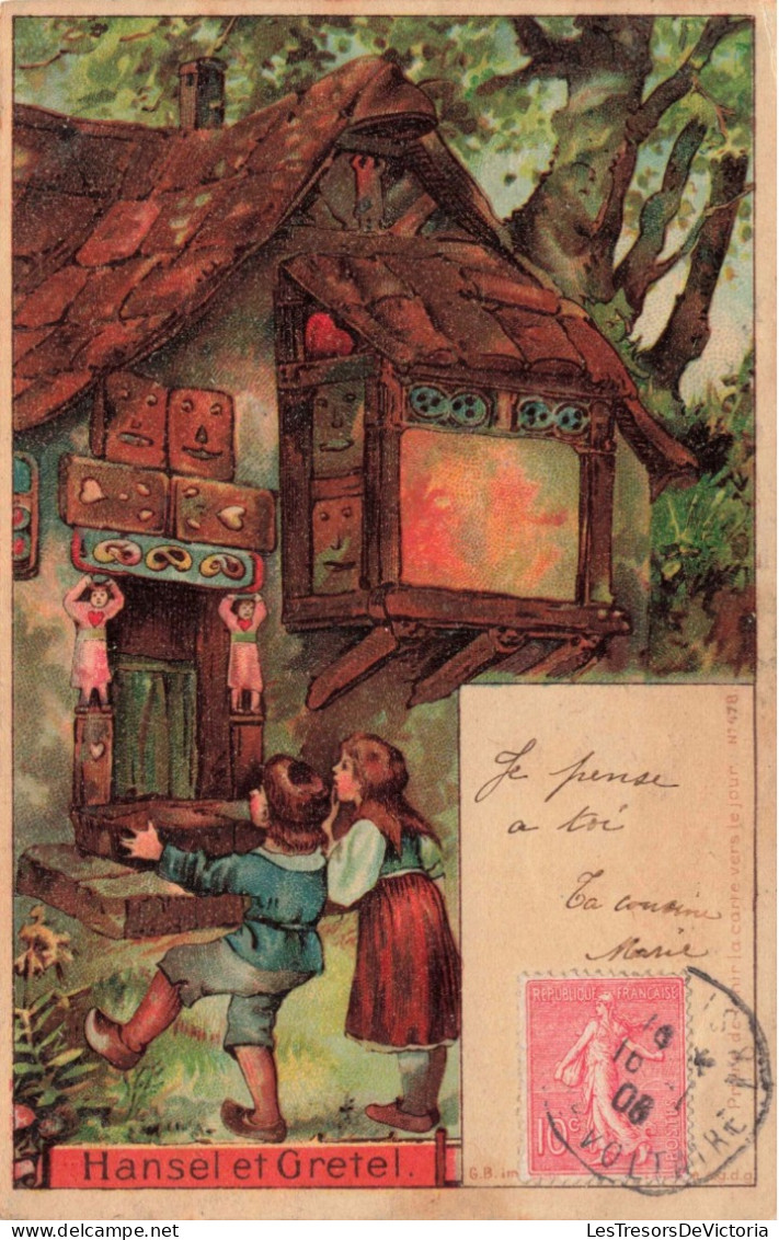 CONTES - FABLES - LÉGENDES - Hansel Et Gretel - Colorisé - Carte Postale Ancienne - Contes, Fables & Légendes