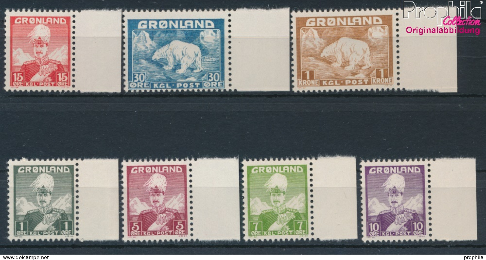 Dänemark - Grönland Postfrisch Christian X. 1938 König Christian X.  (10174187 - Gebraucht