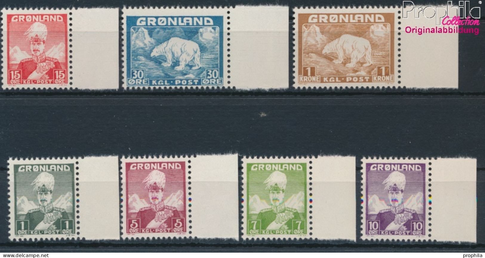 Dänemark - Grönland Postfrisch Christian X. 1938 König Christian X.  (10174188 - Gebraucht