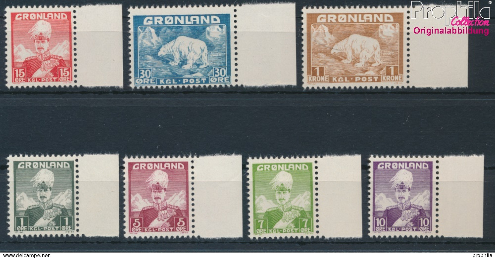 Dänemark - Grönland Postfrisch Christian X. 1938 König Christian X.  (10174190 - Gebraucht