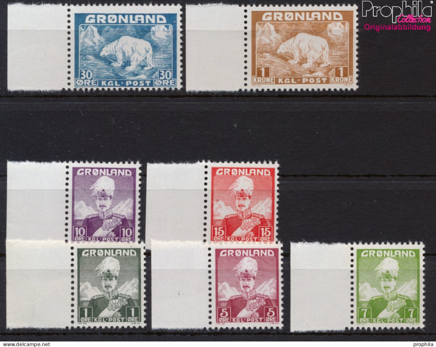 Dänemark - Grönland Postfrisch Christian X. 1938 König Christian X.  (10174197 - Usados