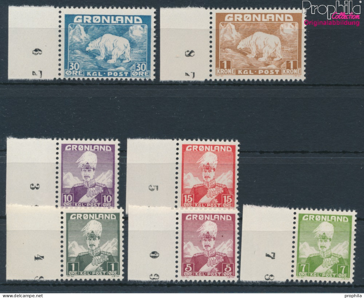 Dänemark - Grönland Postfrisch Christian X. 1938 König Christian X.  (10174198 - Oblitérés
