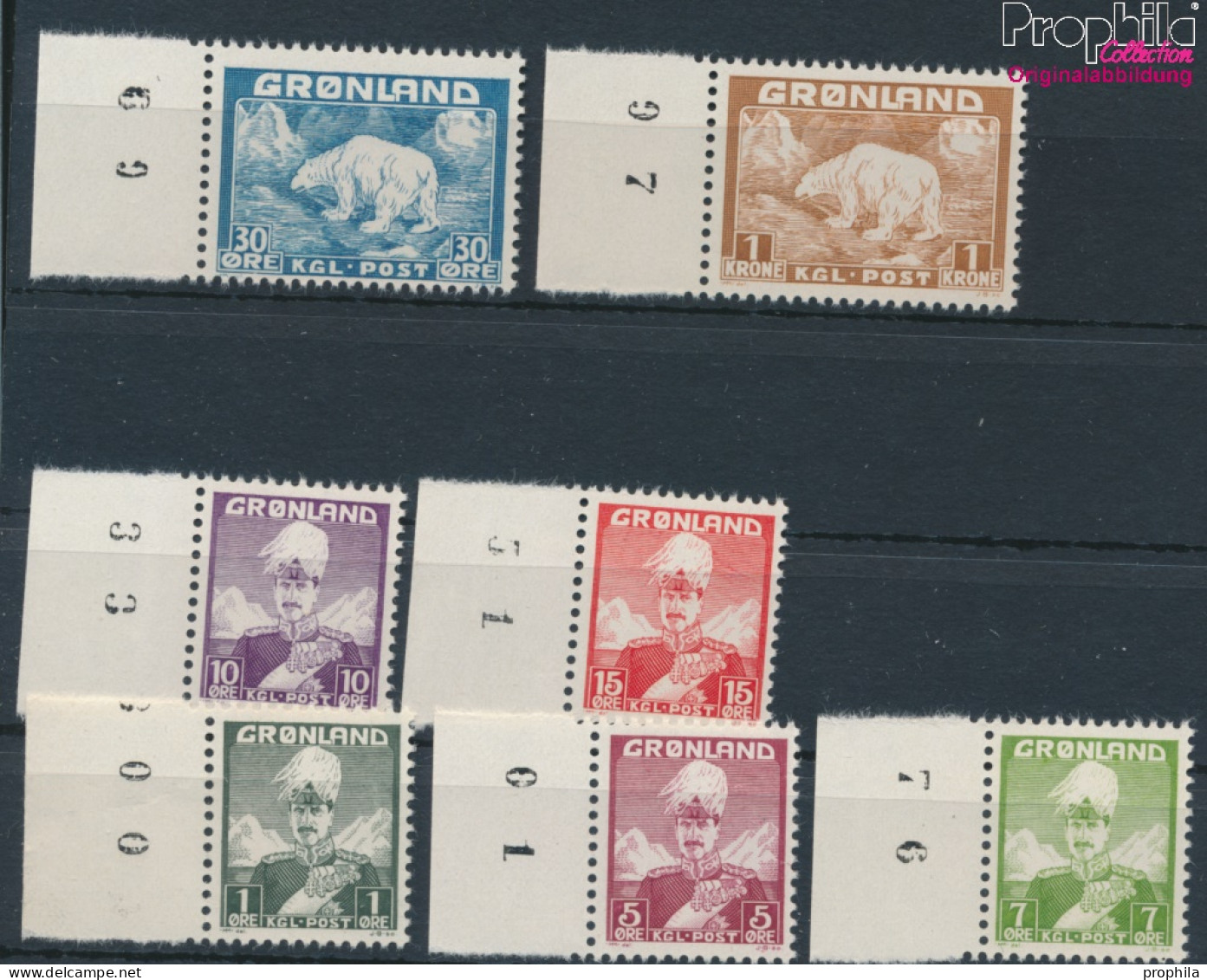 Dänemark - Grönland Postfrisch Christian X. 1938 König Christian X.  (10174199 - Usati